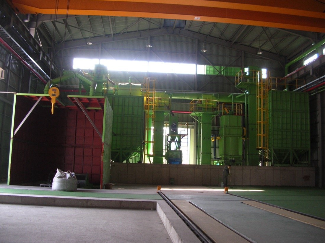 Sand reclamation plant